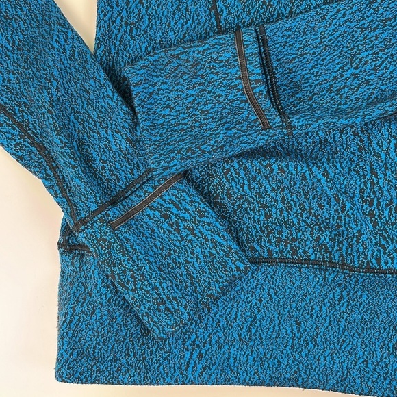 Lululemon Shocking Blue Black Rush Hour 1/2 Zip Sweater - Picture 3 of 15